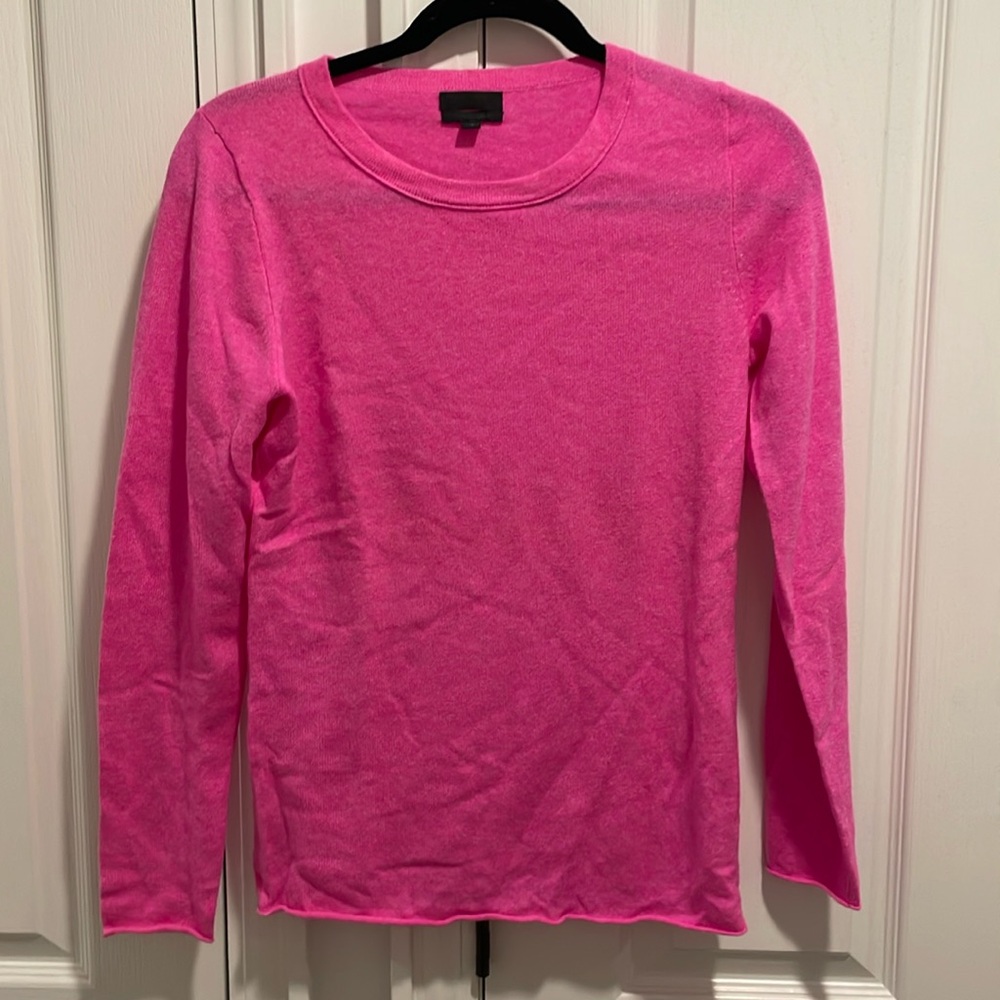 JCrew Cashmere Sweater Pink Size Small